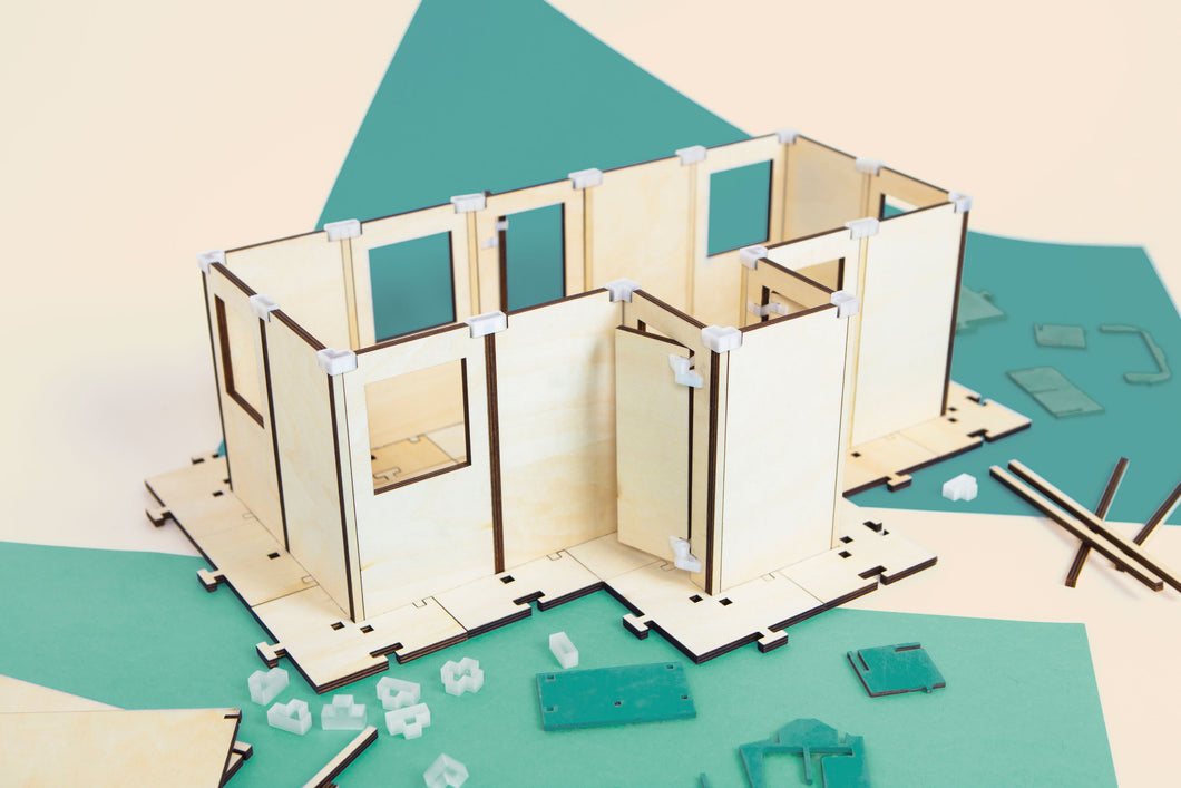 Cribble craft base kit - pedagogiska och hållbara bygglek