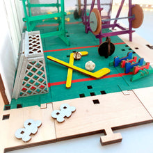Load image into Gallery viewer, Cribble craft sport kit - pedagogiska och hållbara bygglek, pyssel dockhus